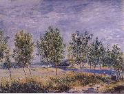 Claude Monet, Poplars on a River Bank